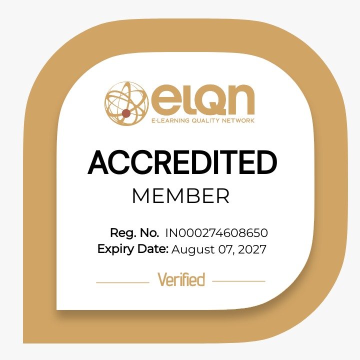 E-Learning Quality Network accredited member badge